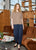BCKamma Mesh Blouse Beige Tartan