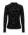 FQIska Blouse Black W Black Flower