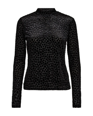 FQIska Blouse Black W Black Dot