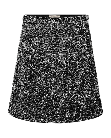 FQLune Skirt Black W Silver