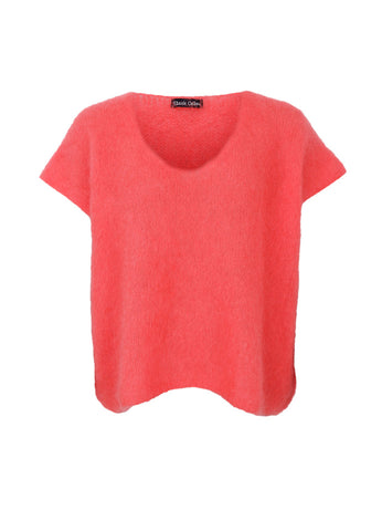 BCBjoerk Knitted V-neck Vest Coral