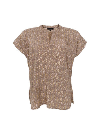 BCLuna Andrea S/S Blouse Taupe Mist