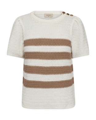 FQCotla Pullover Off White W Simply Taupe