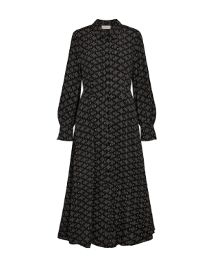 FQLovy Dress Black W Moonbeam