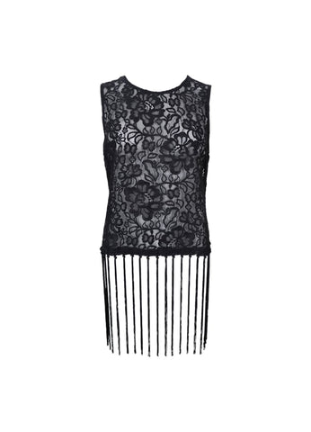 BCVea Frill Top Black