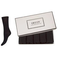 Decoy Ankel Sock Bamboo 5 pak Sort & Hvid