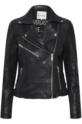 02 THE Leather Jacket Black